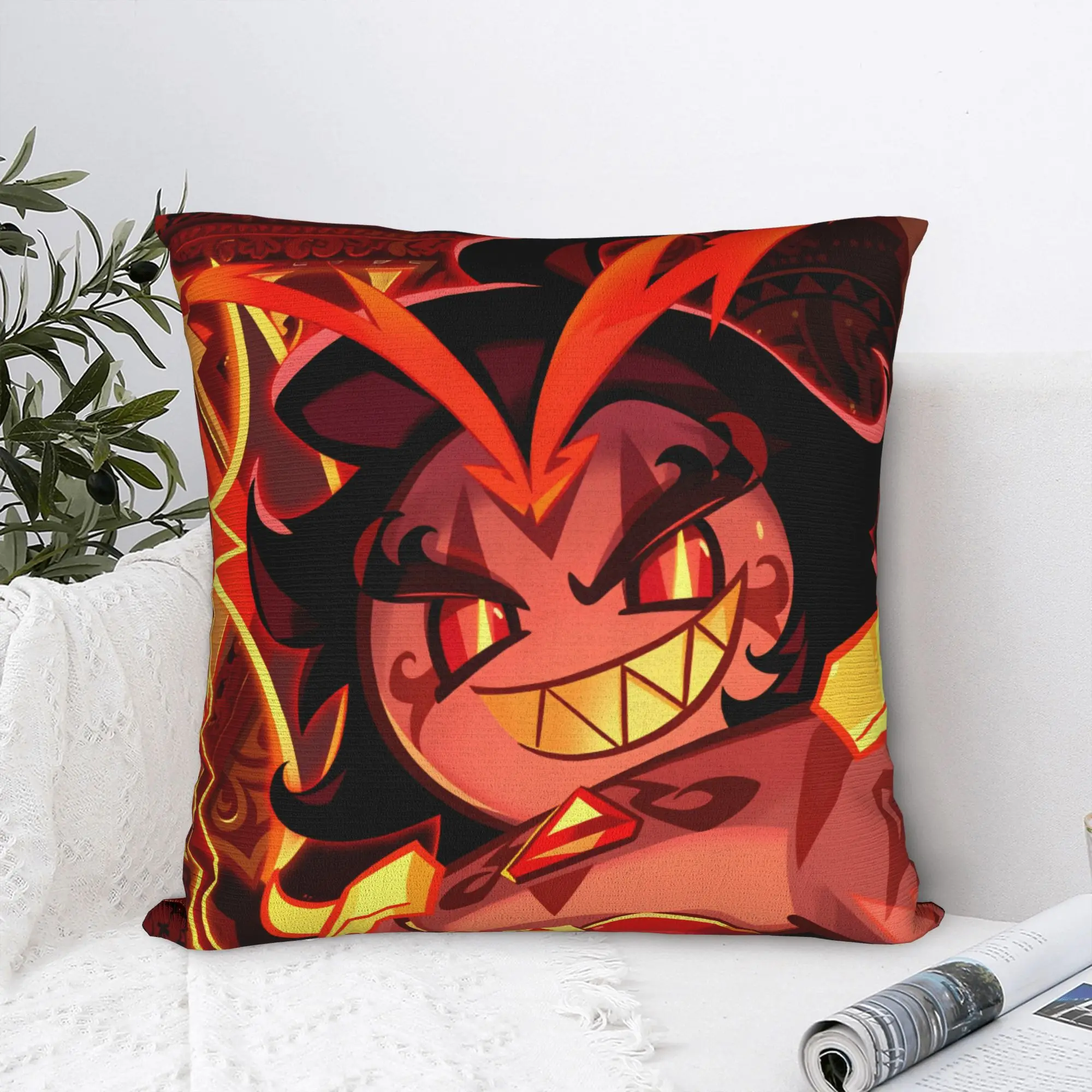 Pillow Case Burning Spice Cookie Design  Pillow Cover For Sofa Car Home Decor Morden Pillowcases