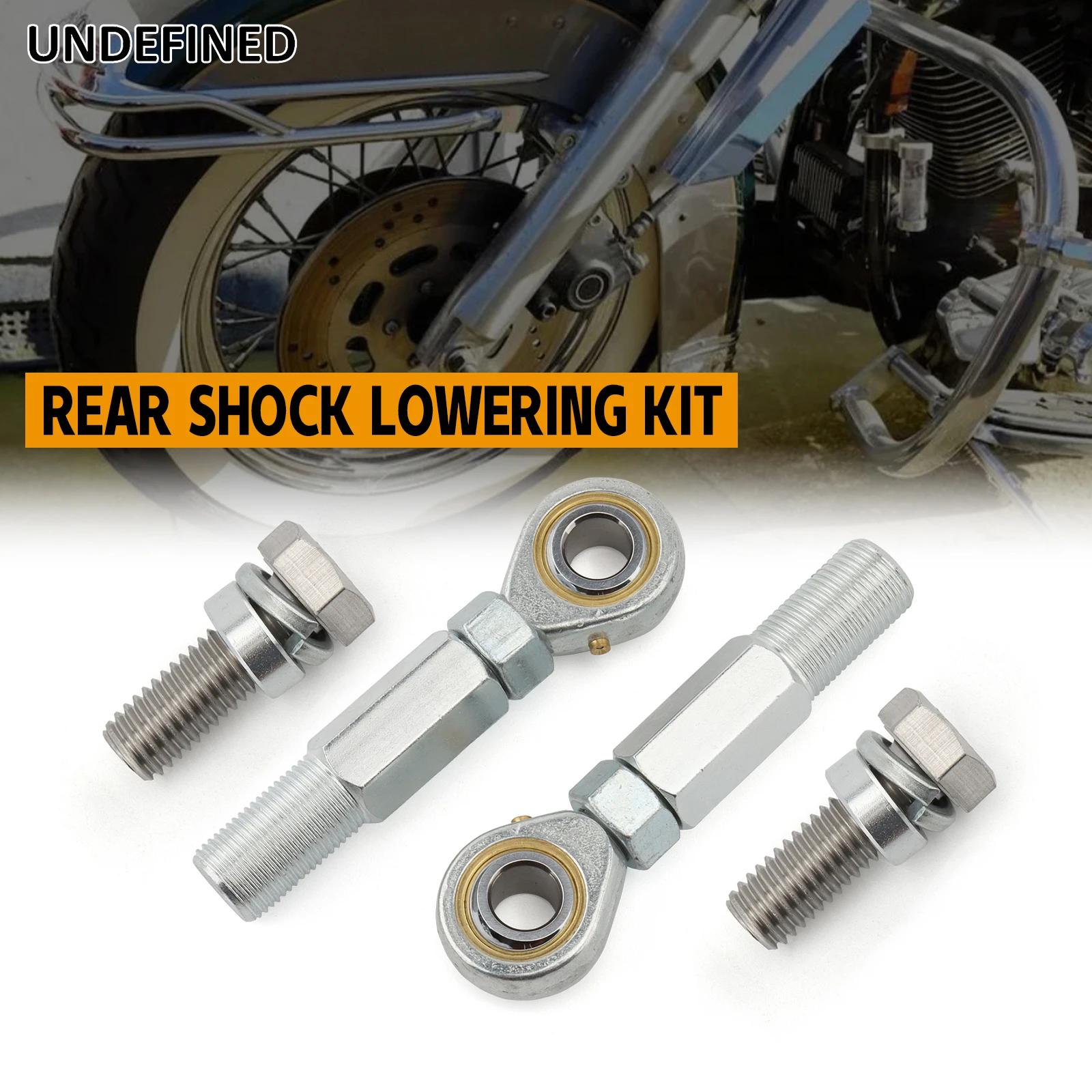 

Motorcycle Rear 1-2" Inch Adjustable Suspension Shock Lowing Kit For Harley Softail Fat Bad Boy Heritage Night Train 1989-1999