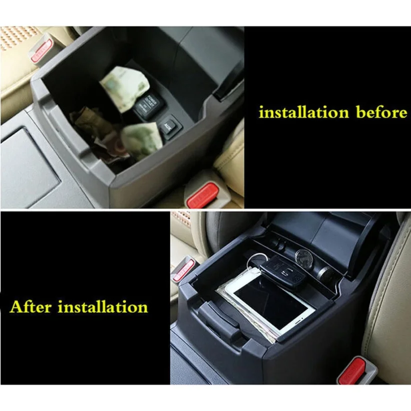 Armrest Storage Box ABS Pallet Center Console Tray For Honda CRV CR-V 2012 2013 2014 2015 2016 Stowing Tidying