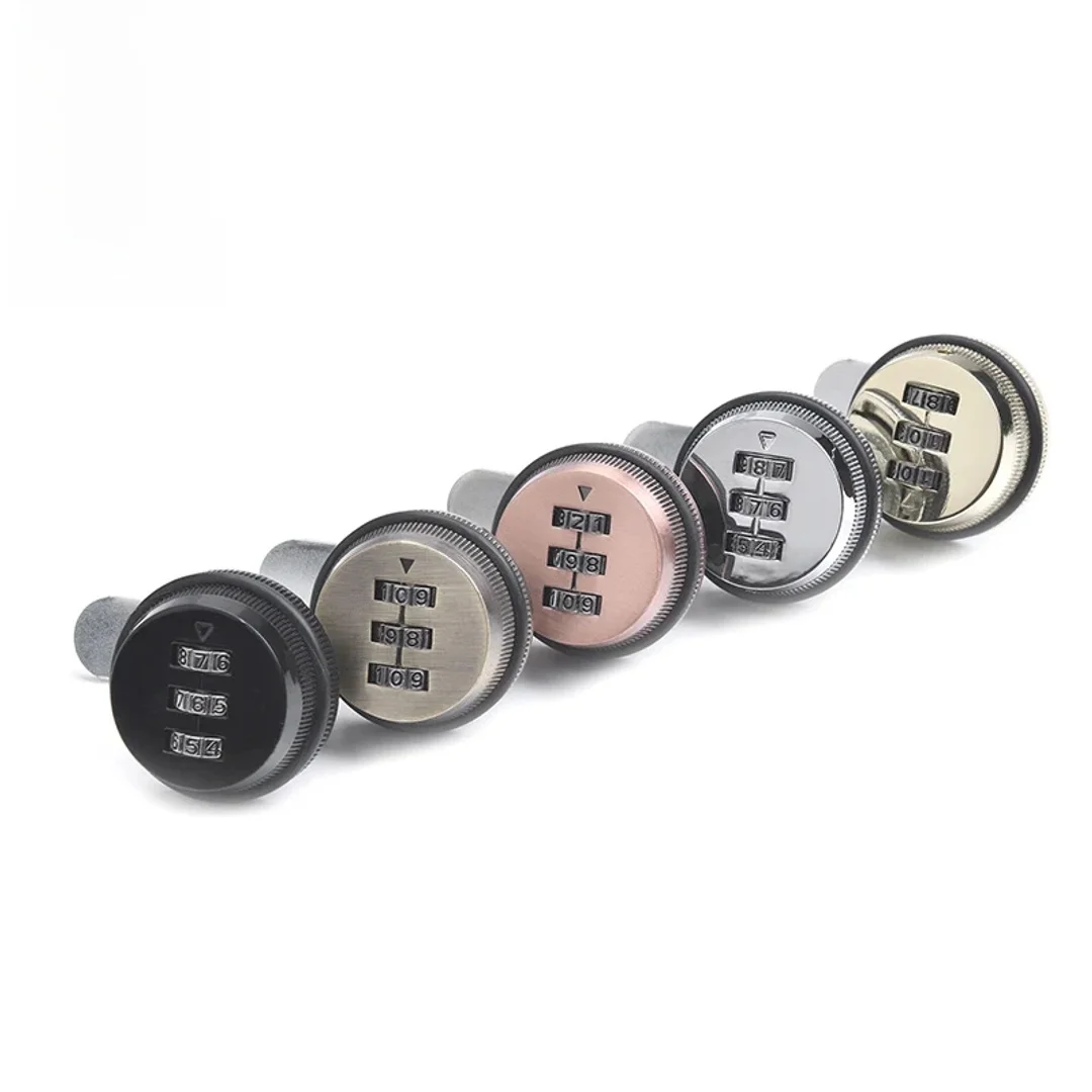 Combination Cabinet Lock Black/Silver Zinc Alloy Password Locks Security Home Automation Cam Lock For Mailbox Cabinet Door