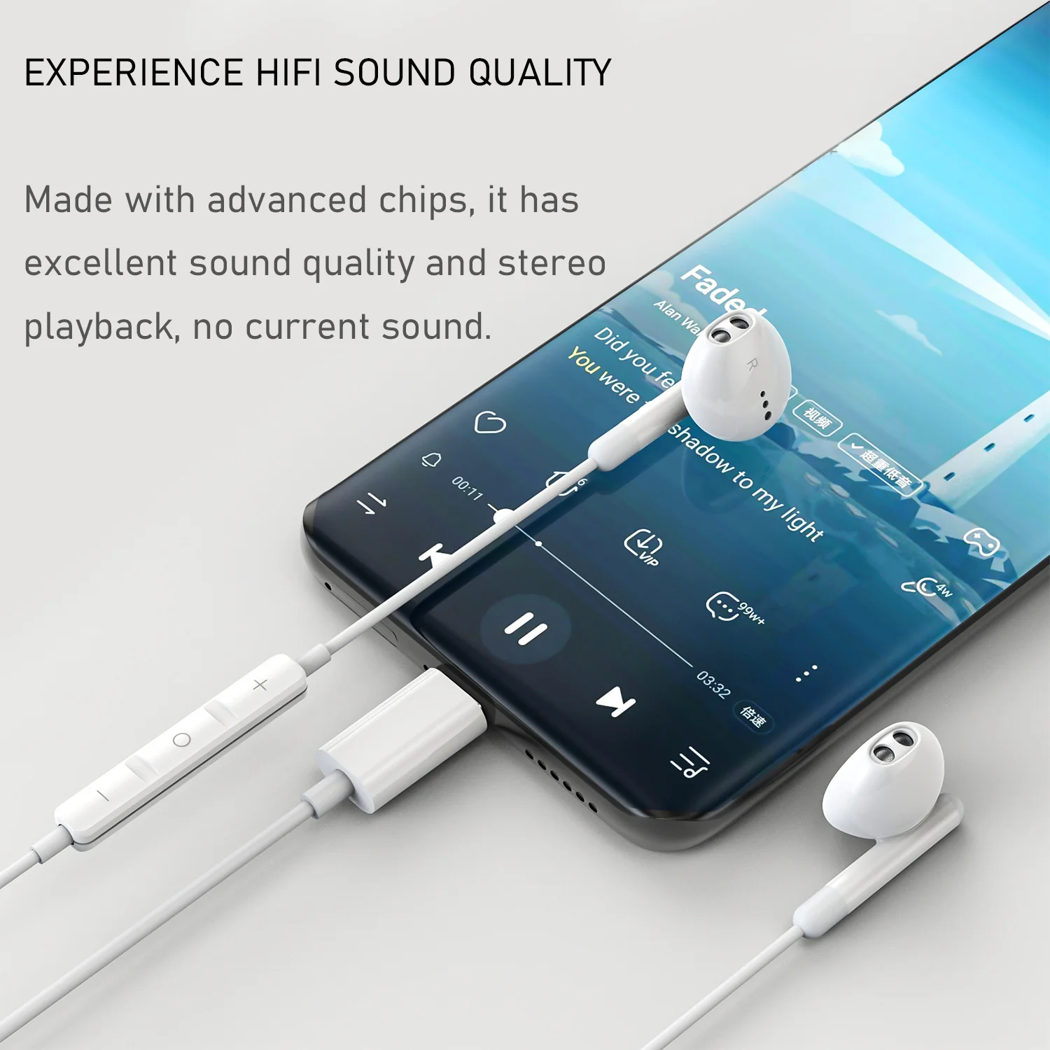 Kutou Bedrade Type C In-Ear Oortelefoon Met Microfoon Draad Control Dual Driver Stereo Headset Voor Huawei Oppo Xiaomi oneplus Hoofdtelefoon