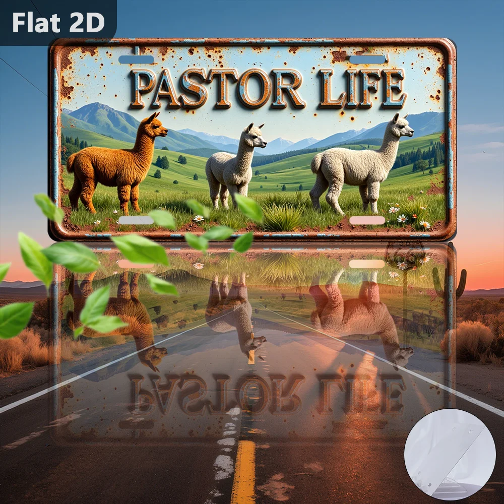 2D Flat,1pc Outdoor Signs & Wall Decor, 