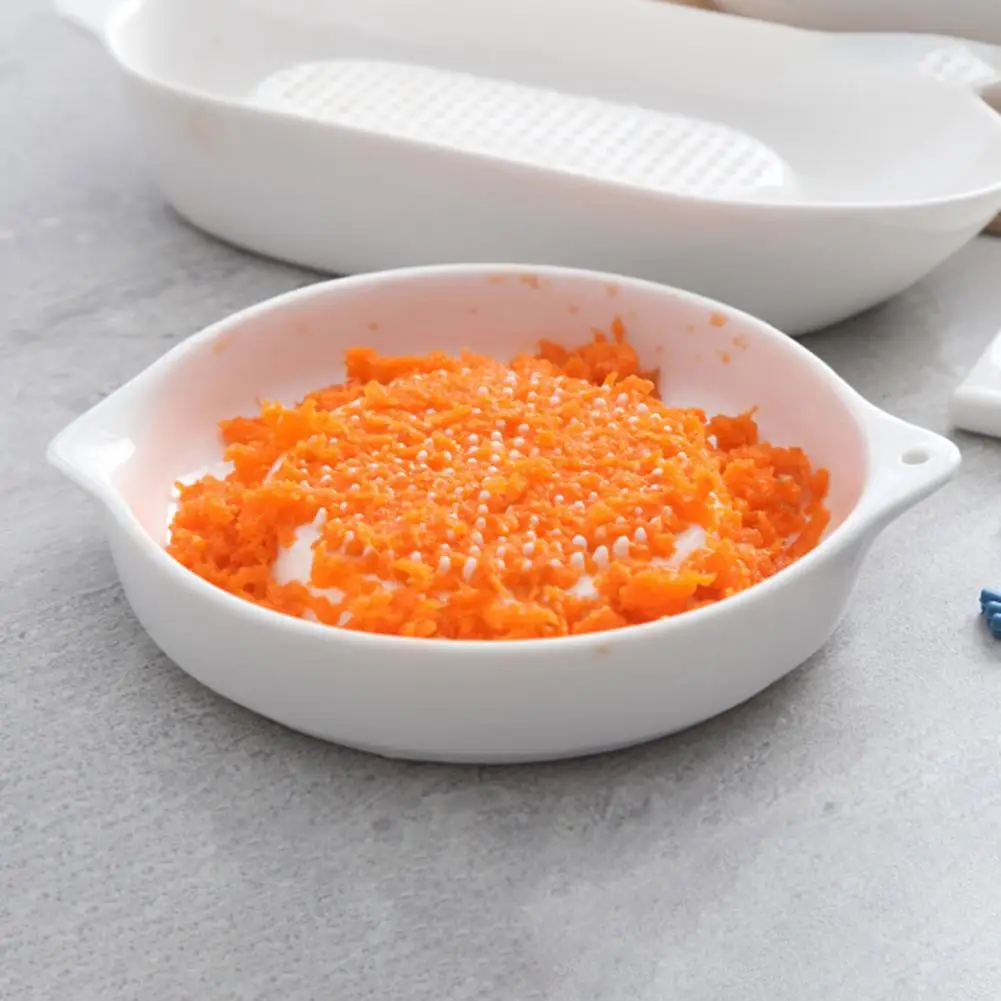 Safe Ceramic Food Tool Ceramic Food Grinding Disc Ceramic Grater Plate for Ginger Garlic Wasabi Fruit Vegetable for Infant