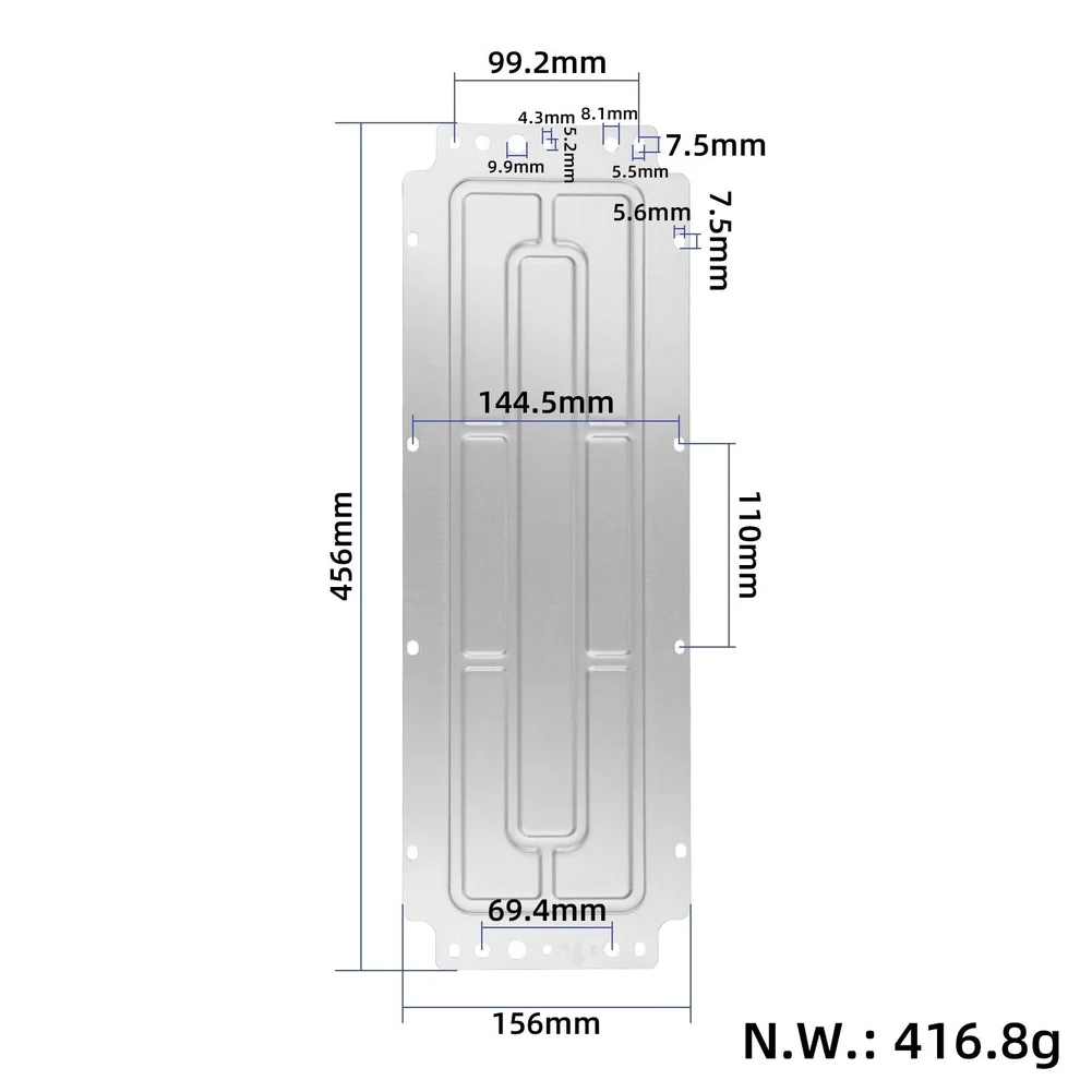 E-Scooter Battery Cover Stainless Steel Original Battery Compartment Waterproof Dustproof Cover  For XiaoMi 6Lite Scooter Parts