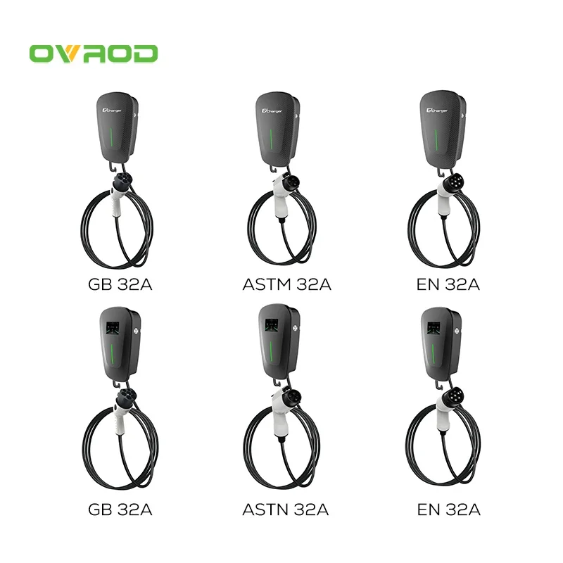 

Ovrod Wholesale Ev Charging Station Electric Car Fast Charger Wallbox Ev Charger 7Kw Type 2 Charging Stations M