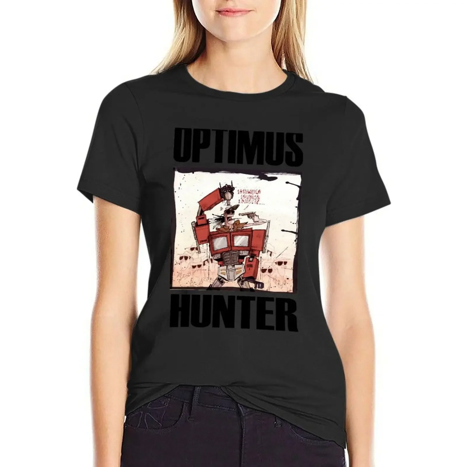

Gonzo: Optimus Hunter T-Shirt animal print sweat lady clothes shirts graphic tees womans clothing