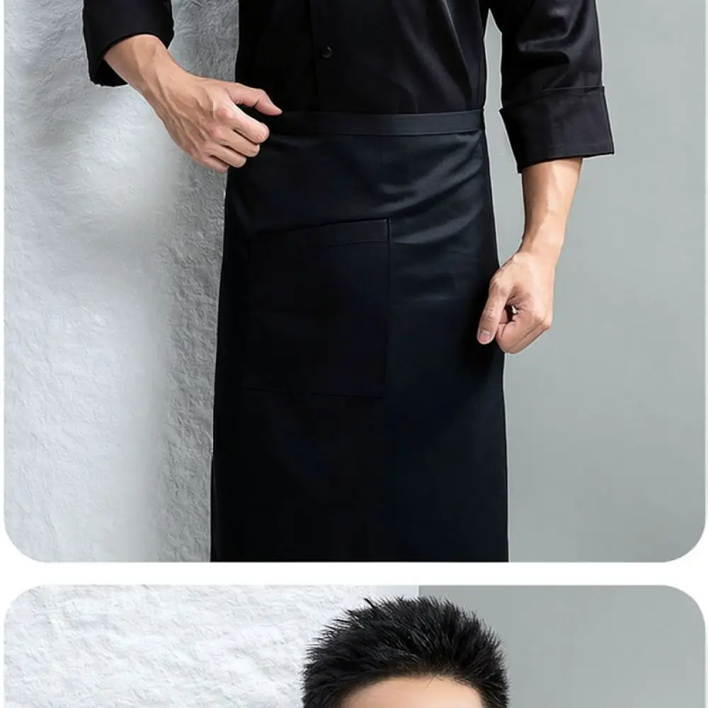 Professional Chef Uniform Waterproof Elastic Fabric Breathable Workwear Unisex For Cooking Hotel Kitchen Catering Apparel