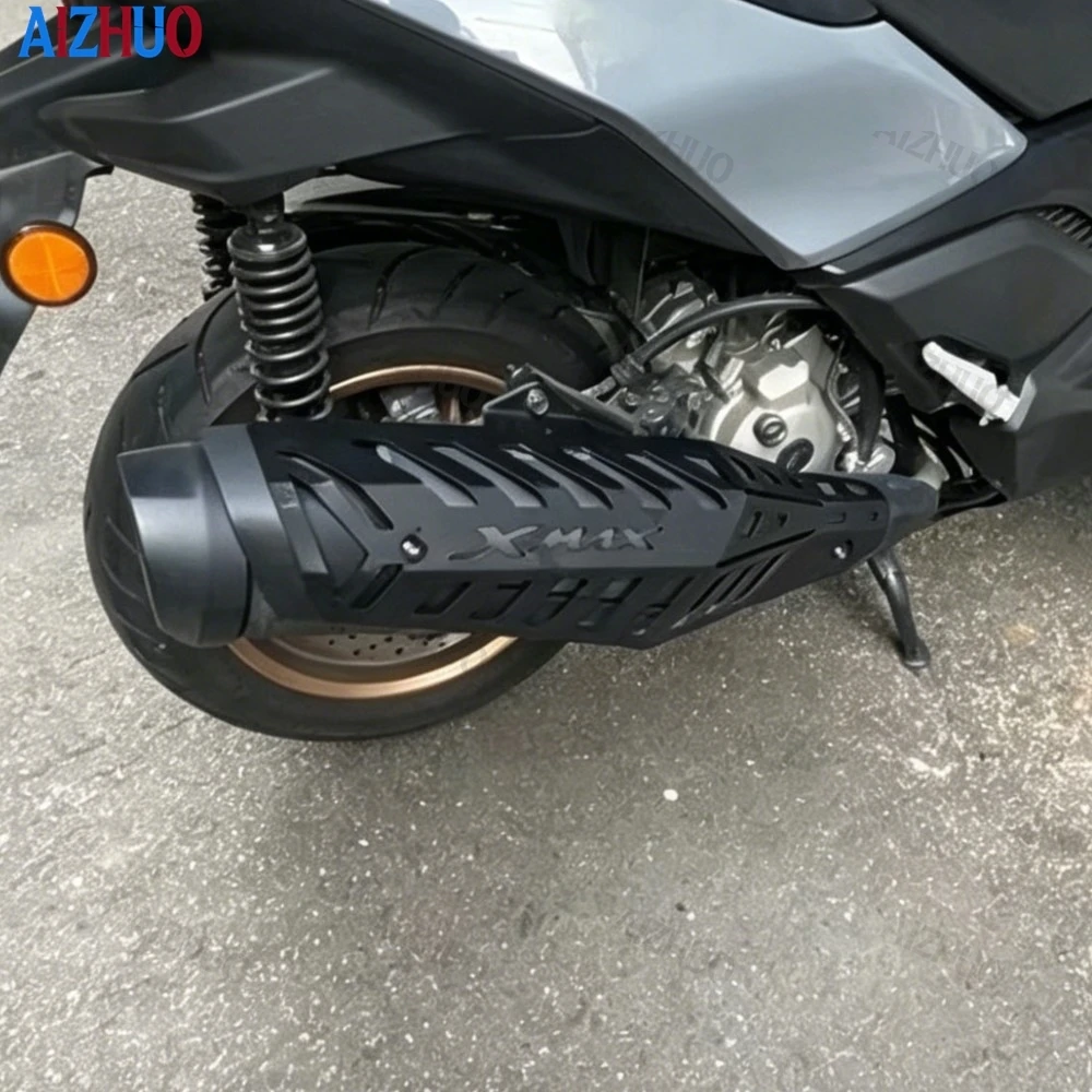 For YAMAHA XMAX300 X MAX 300 2025-2026-2027 Motorcycle Exhaust Pipe Shield Exhaust Protector Heat Shield Cover Guard Decorative