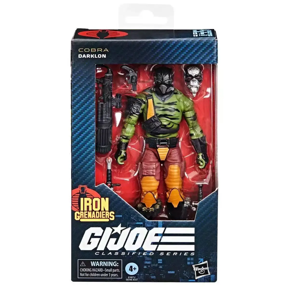 

New Original Hasbro Special Forces Serie G.I. Joe Series 155 Darklon Action Figure Toy for Boy Girl Kid Gifts Toy