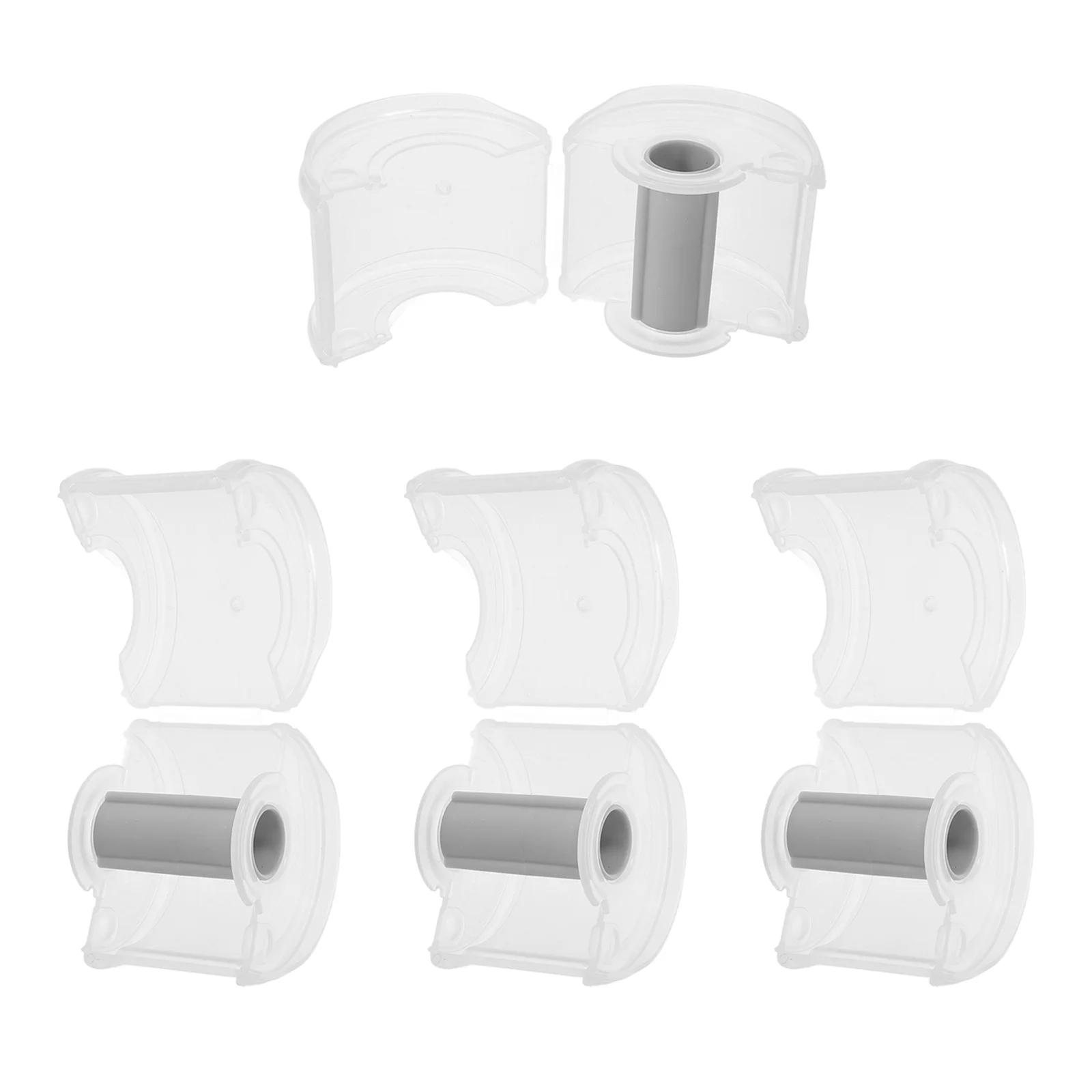 

4 Pcs Tape Storage Box Dispenser Household Washi Supply Portable Holder Convenient Accessory Glue