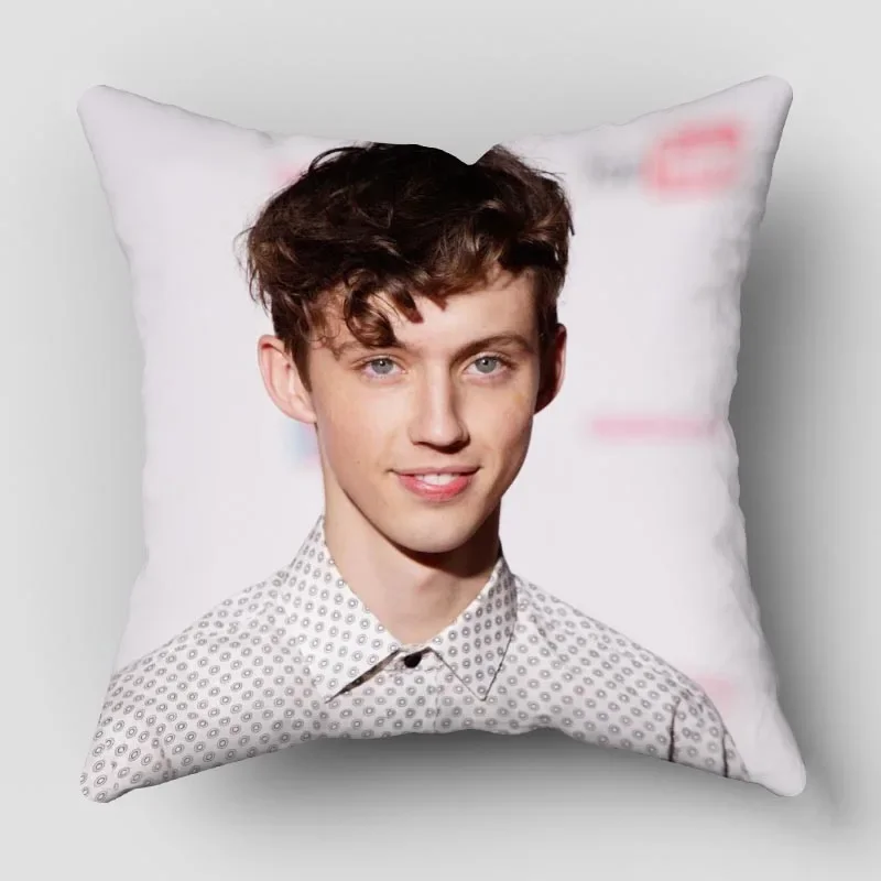 Musife Troye Sivan Pillowcase Art Square Zippered Pillow Cover 35*35,40*40,45*45cm wholesale