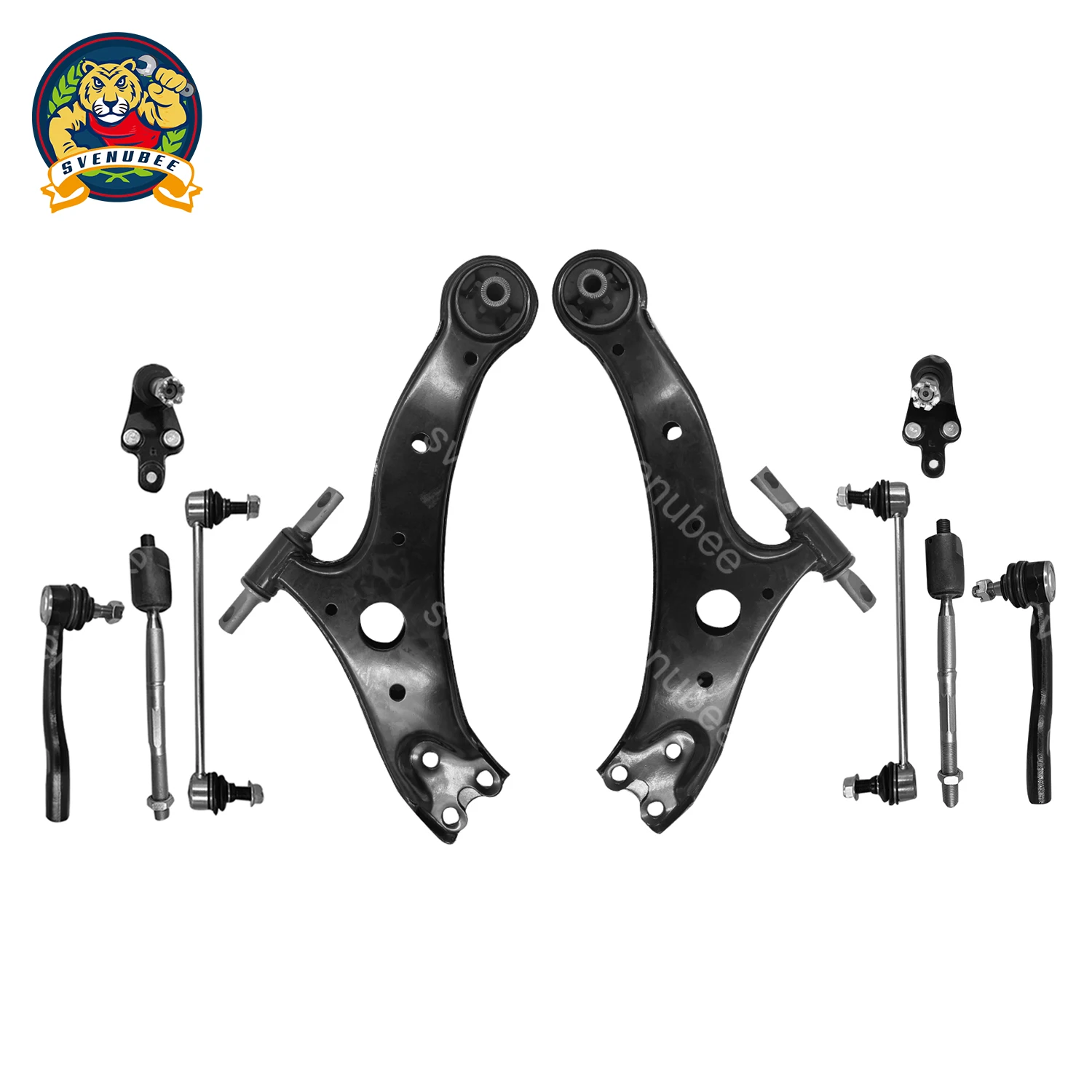 

Svenubee 10Pcs Front Lower Control Arm Ball Joint Sway Bar End Link Tie Rod Kits for Toyota Camry 2007 2008 2009 2010 2011