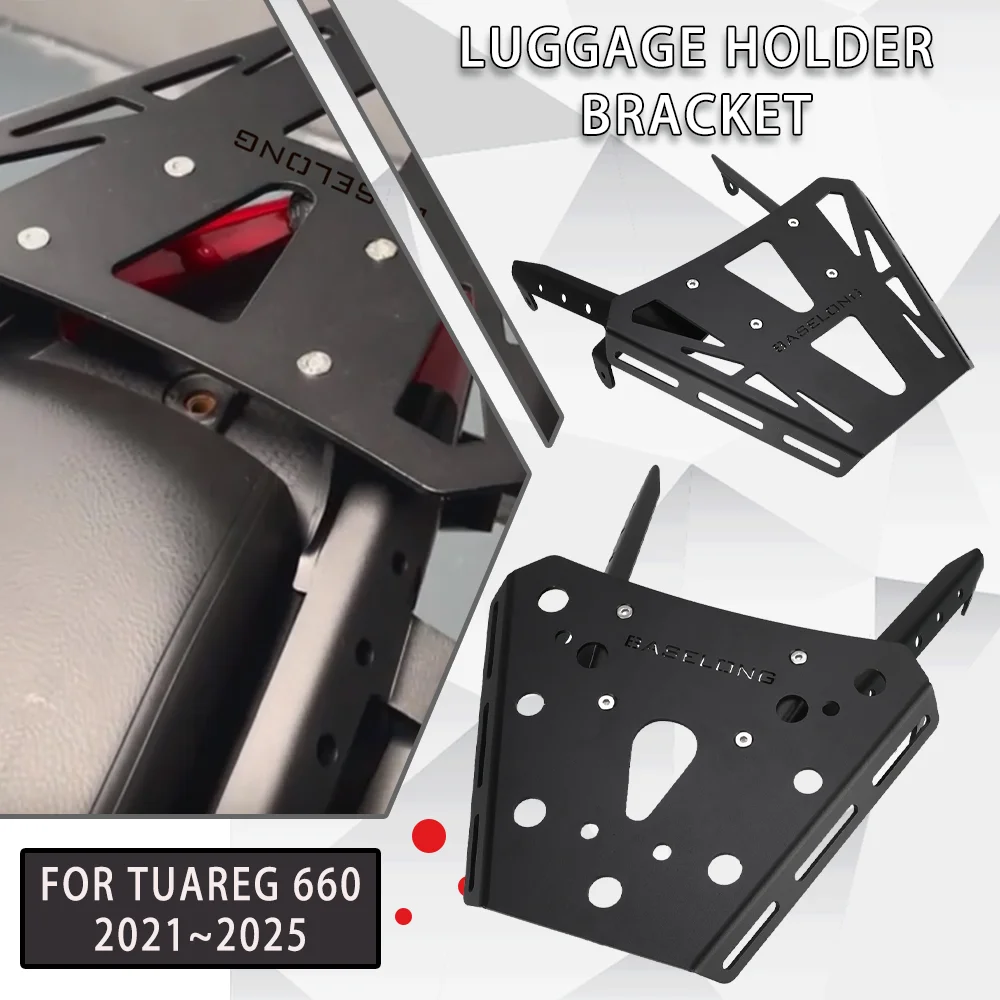 Motorcycle Accessories For Aprilia Tuareg 660 2021 2022 2023 2024 2025 Tuareg660 Aluminium Rear Rack Luggage Cargo Rack Support