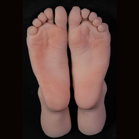 Female Silicone Foot Model Simulation Nail Art Practice Ballet Mannequin Feet For Manicure Photograph Shoes Sock Display 3907