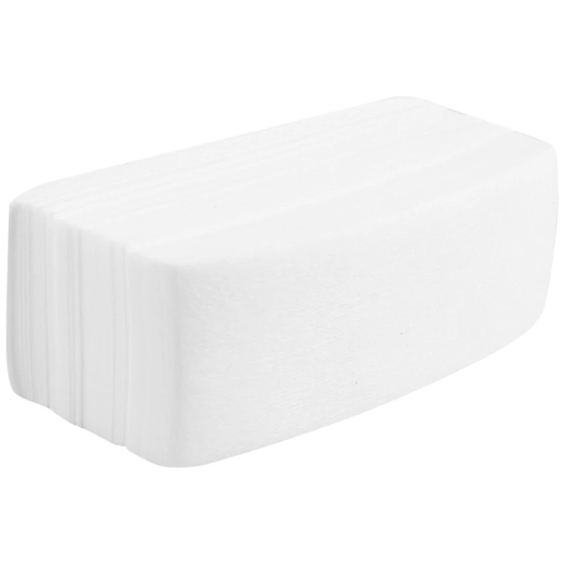 Cera de muñeca para depilación, papel depilatorio de tela no tejida para cara, cuello, brazo, pierna, cuerpo, herramientas de belleza, 100 unids/set