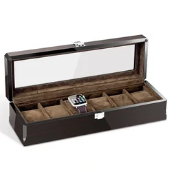Wood Watch Box Organizer for Men Luxury Wooden Watch Boxes Storage Mechanical Wrist Watches Display Case Containers Casket