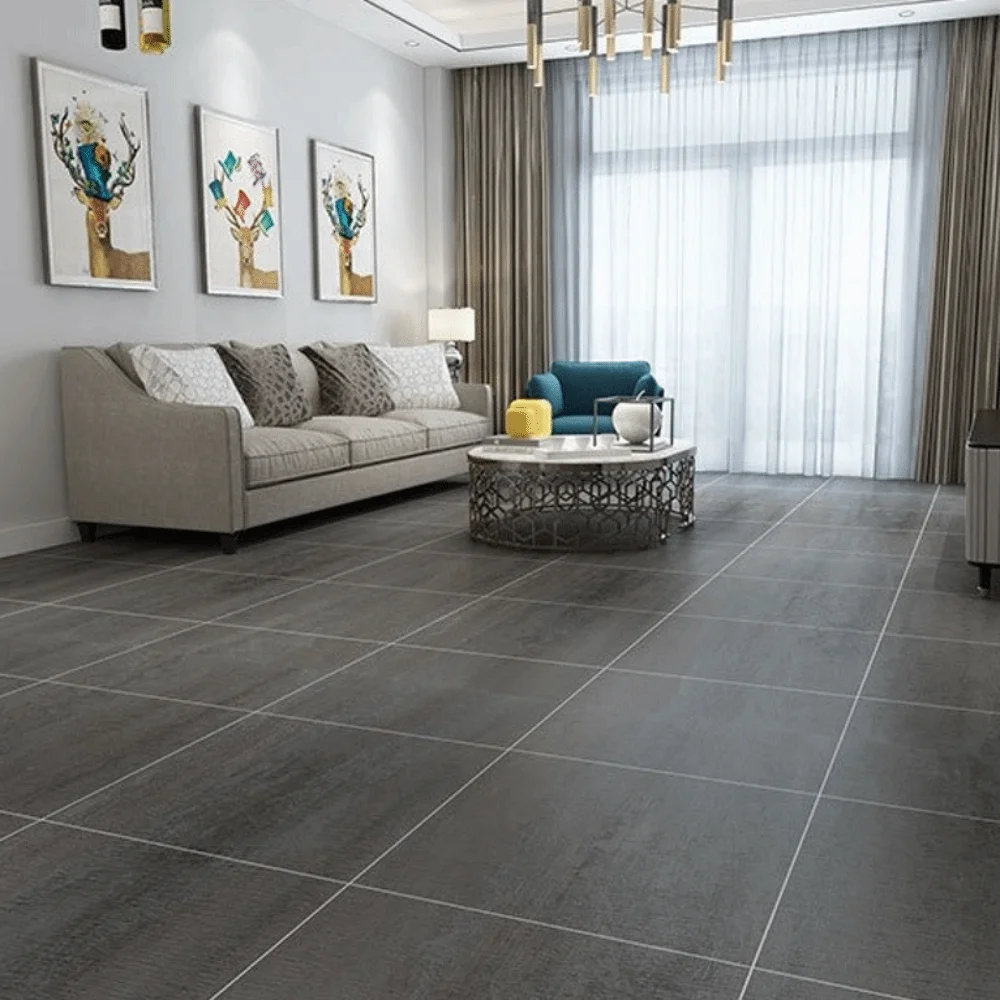 Durable Self Adhesive Floor Tile PVC Marble Texture Vinyl Floor Tile 30X30CM Water Proof Wall Floor Decal Living Room