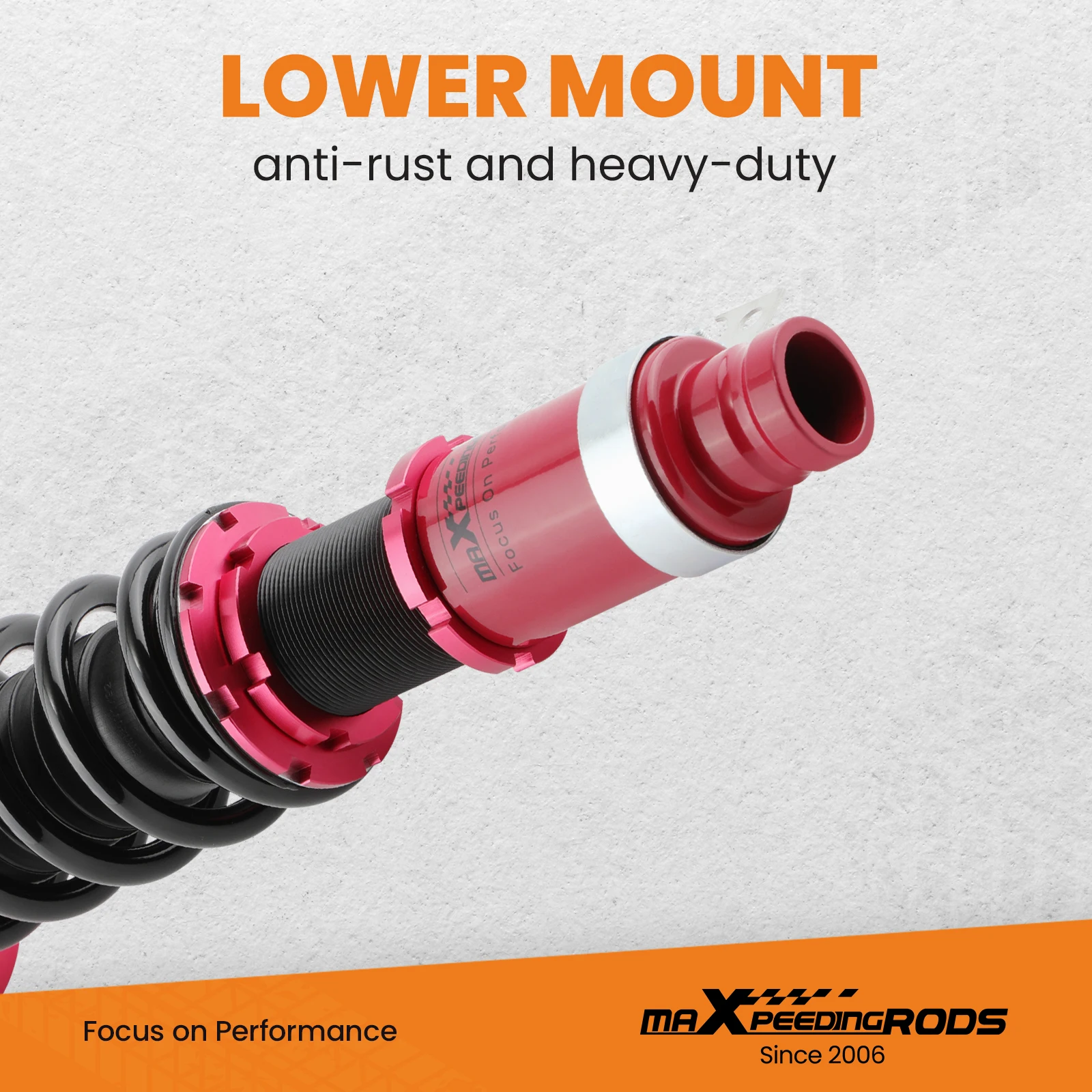 24 Levels Rebound Damping Coilover Shock Absorber for Honda Prelude BB1-BB9 1992-2001
