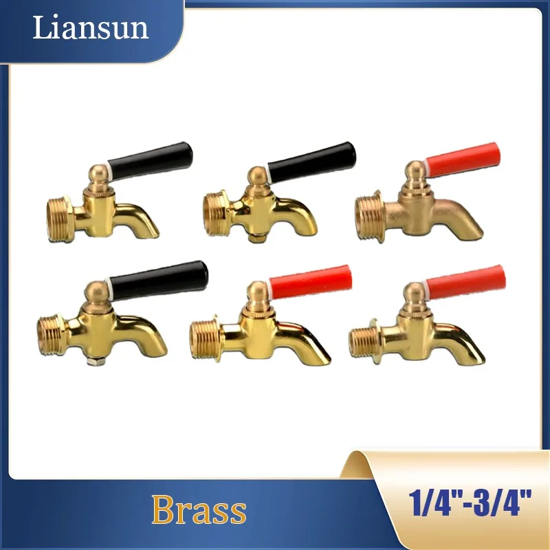 

Universal Brass Faucet for Commercial Use - Outlet Valve for Insulated/Electric Hot Water Buckets 1I4"-3I4"