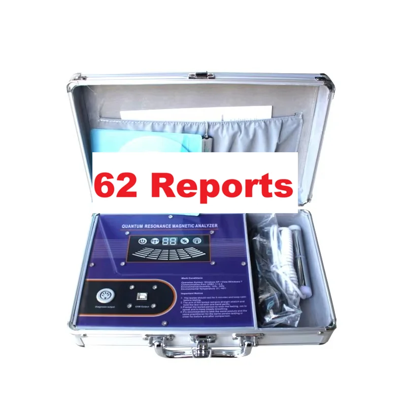 2026 New 62 Reports Quantum Resonance Magnetic Analyzer QMRA Set Blue Middle Body Health Analyzer Resonant 6.5.12 Free Upgrade