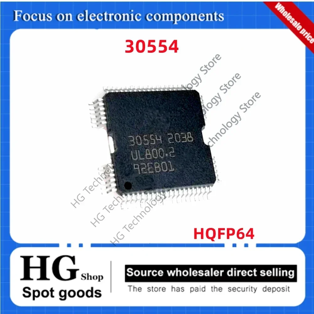 Original new  30554 package HQFP64 For automotive body computer board power drive IC chip