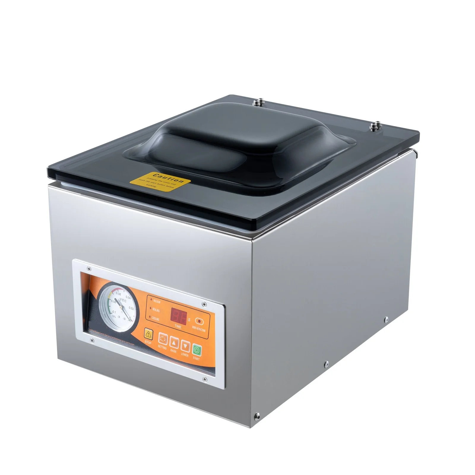 Chamber Vacuum Sealer, 260W Sealing Power, Vacuum Packing Machine for Wet Foods, Meats, Marinades and More,10.2\