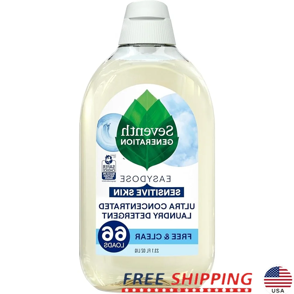 

Стиральное средство EasyDose, ультраконцентрированное средство с автоматическим дозированием, без жидкости, прозрачная формула для чувствительной кожи, 66 нагрузок, 23 унций, экологически чистая