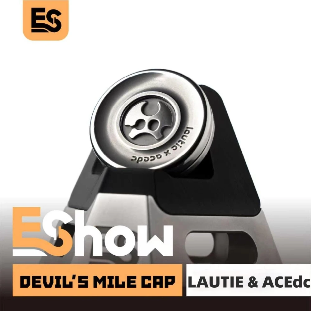 LAUTIE ACEdc Devil's Milk Cap Haptic Coin Magnet Copper Haptic Coin Stress Relief Toy Anxiety Relief Gadgets
