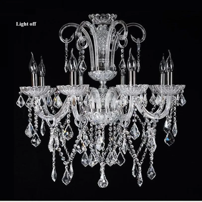 European Style Candle Crystal chandelier Lamp House The Living Room Dining Bedroom chandelier new chandelier