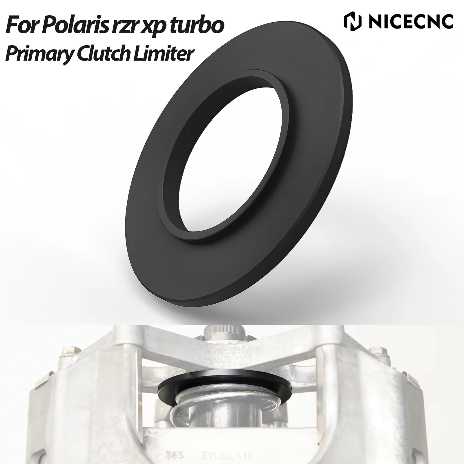 

NICECNC RZR Upgraded Primary Clutch Limiter For Polaris RZR XP Turbo EPS 2017-2020 RZR RS1 EPS 2018-2022 XP 4 Turbo S Velocity