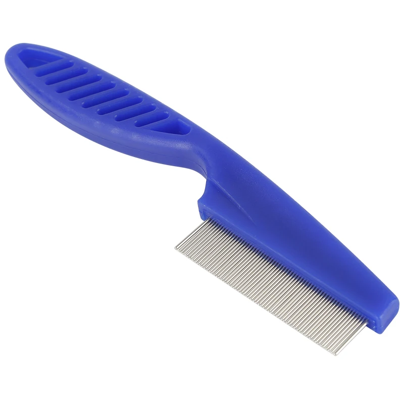 Home Pet Animal Care Flea Comb for Dog Cat Pet Stainless Steel Comfort Flea Hair Comb Cat Chip Comb Pet Dog Cat Brush