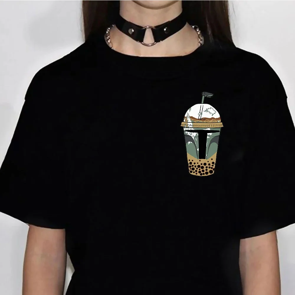 Śliczna Bubble Tea dinozaurów T-Shirt Plus Size kobiet projektantki Anime, Streetwear t-shirty damskie za duże zabawna odzież w stylu Harajuku