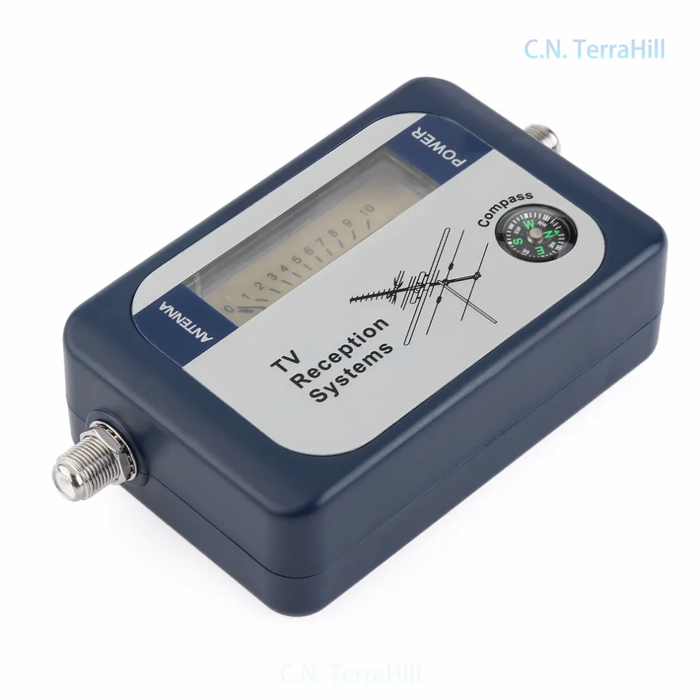 DVB-T Finder Terrestrial Digital TV Signal Meter with Cable Satellite Antenna Finder for RV Camping Outdoor