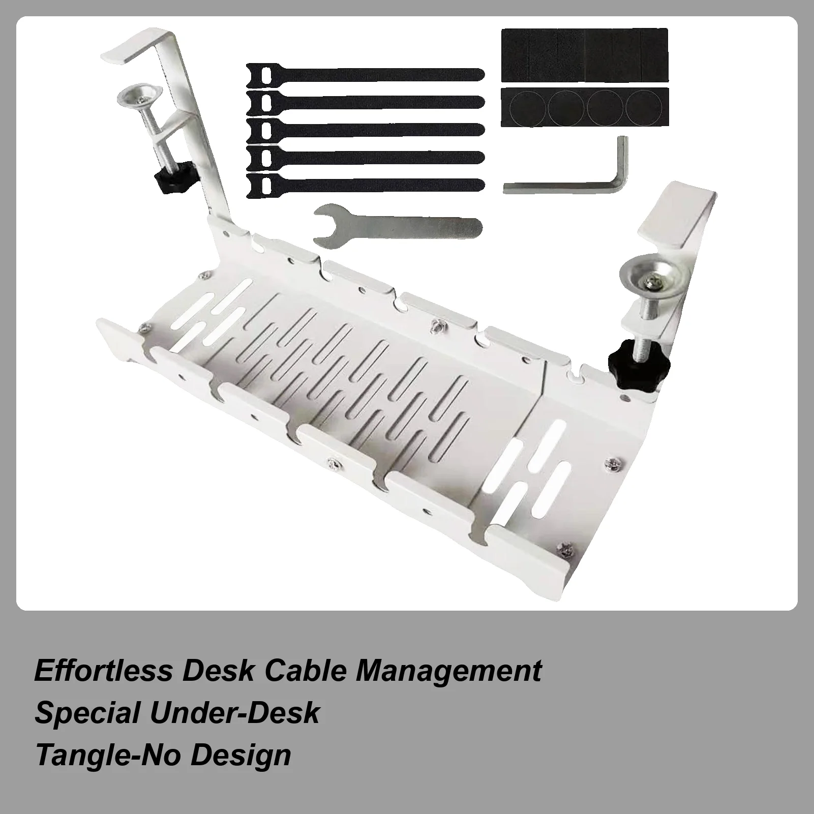 

Under Table Cable Management Cable Organizer Under Desk Expandable Manager Holder Storage Organization Wire Basket Rack For
