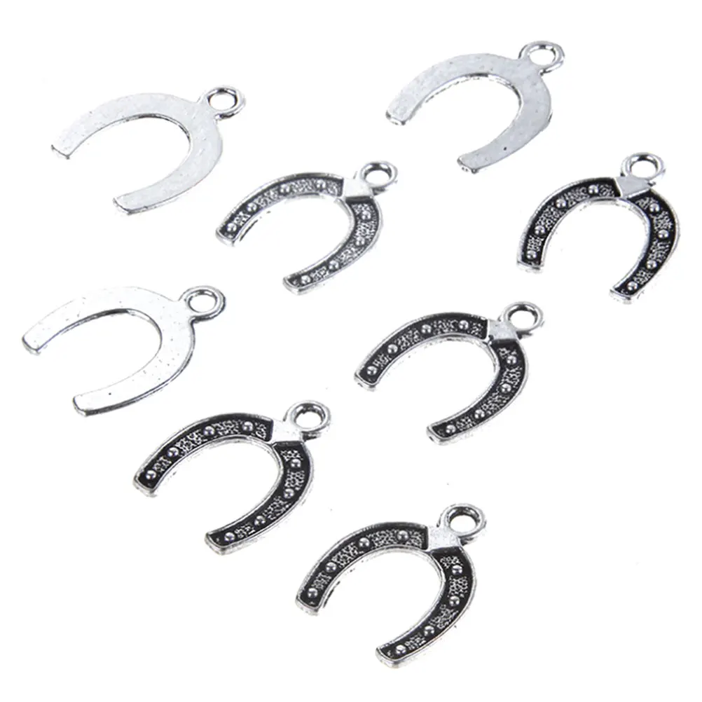 

30 Pc Jewelry Making Supplies Horseshoe Shaped Accessories DIY Decoration Personality