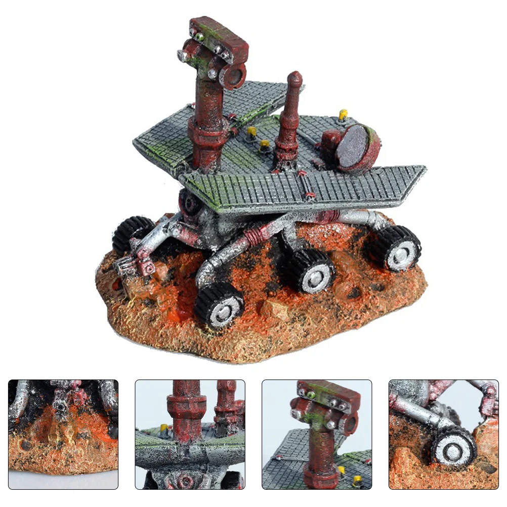 

1Pcs Mars Resin Decoration Unique Aquarium Ornament Realistic Fish Tank Landscape Craft Natural Colors Long-Lasting