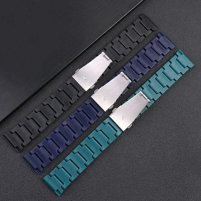 Carbon Fiber Band For Samsung Galaxy 5/Pro 4/Classic 42/45/46mm Active 2 40/44mm 20 22mm Bracelet Huawei Watch GT/2e/3/Pro Strap