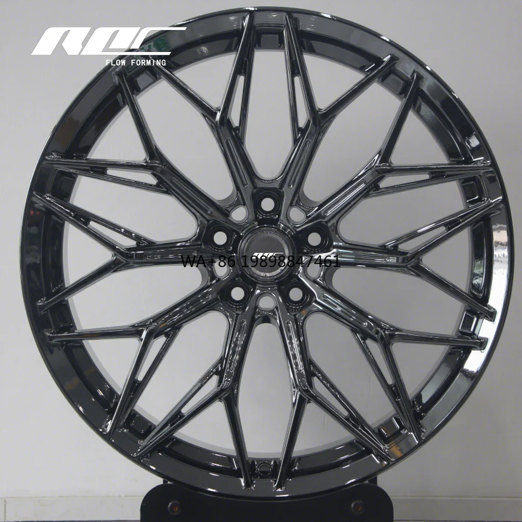 

Roc Wholesale Chrome Passenger Car Wheels 18 19 20 Inch Alloy Wheels Flow Forming Car Concave Rims 5x112 5x114.3 5x120 Wheels