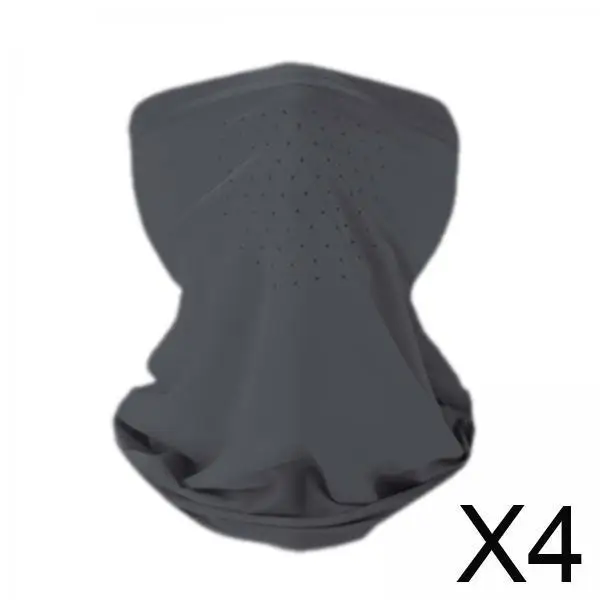 Breathable Sun Protection Face Cover Mask Women Cooling Thin Neck Gaiter for Outdoor Shopping Running