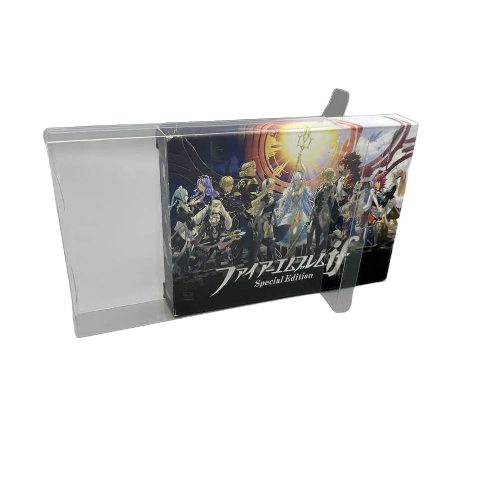 PET Box For Nintendo3DS Fire Emblem Shadow Dragon and the Blade of Light Replace Shell Collect Display CaseTransparent Protector