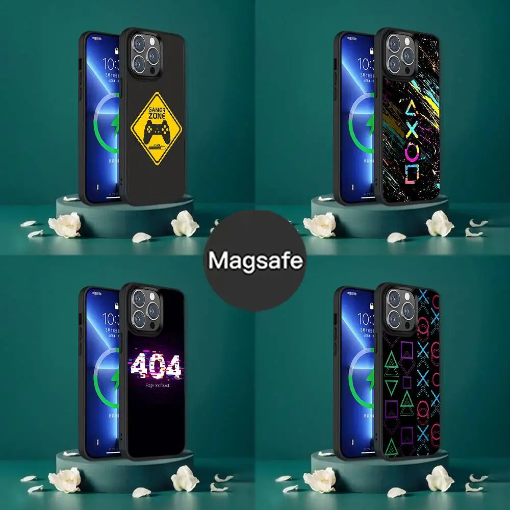حافظة هاتف لوحدة التحكم في الألعاب لهواتف iPhone 17,16,15,14,13,12,11,Pro,Max,Plus,Mini,SE4,E شحن لاسلكي Magsafe مغناطيسي