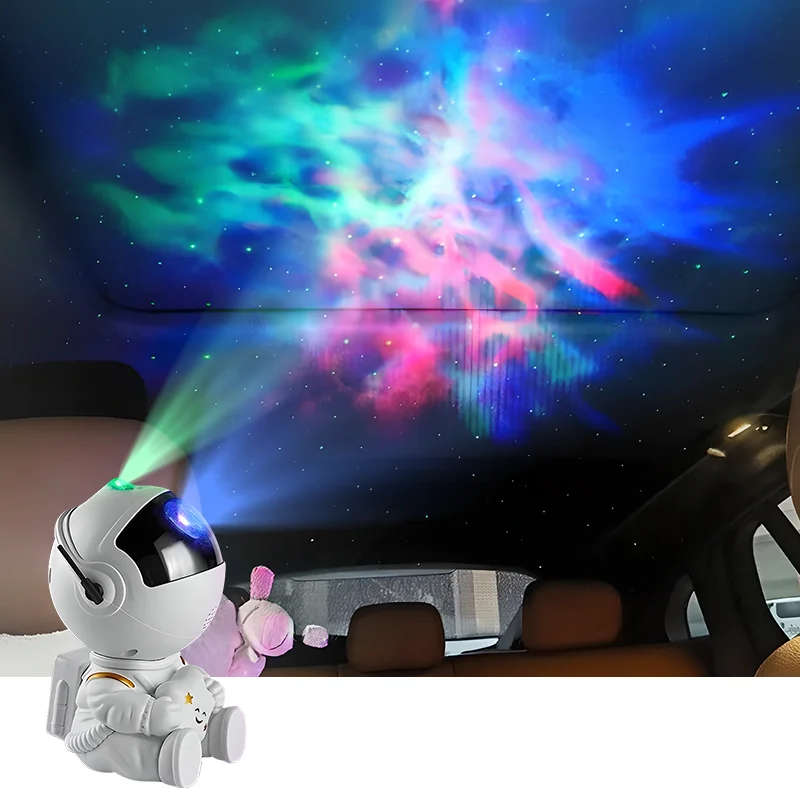 Astronaut Space Projector Nightlight Nebula Ceiling LED Lights Suitable for Bedroom Home Car Interior Decoration Children Gifts