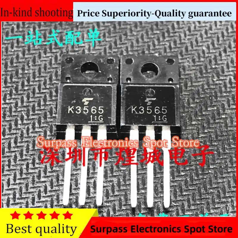 10PCS-100PCS  K3565 2SK3565  TO-220F 900V 5A  Price Superiority-Quality guarantee