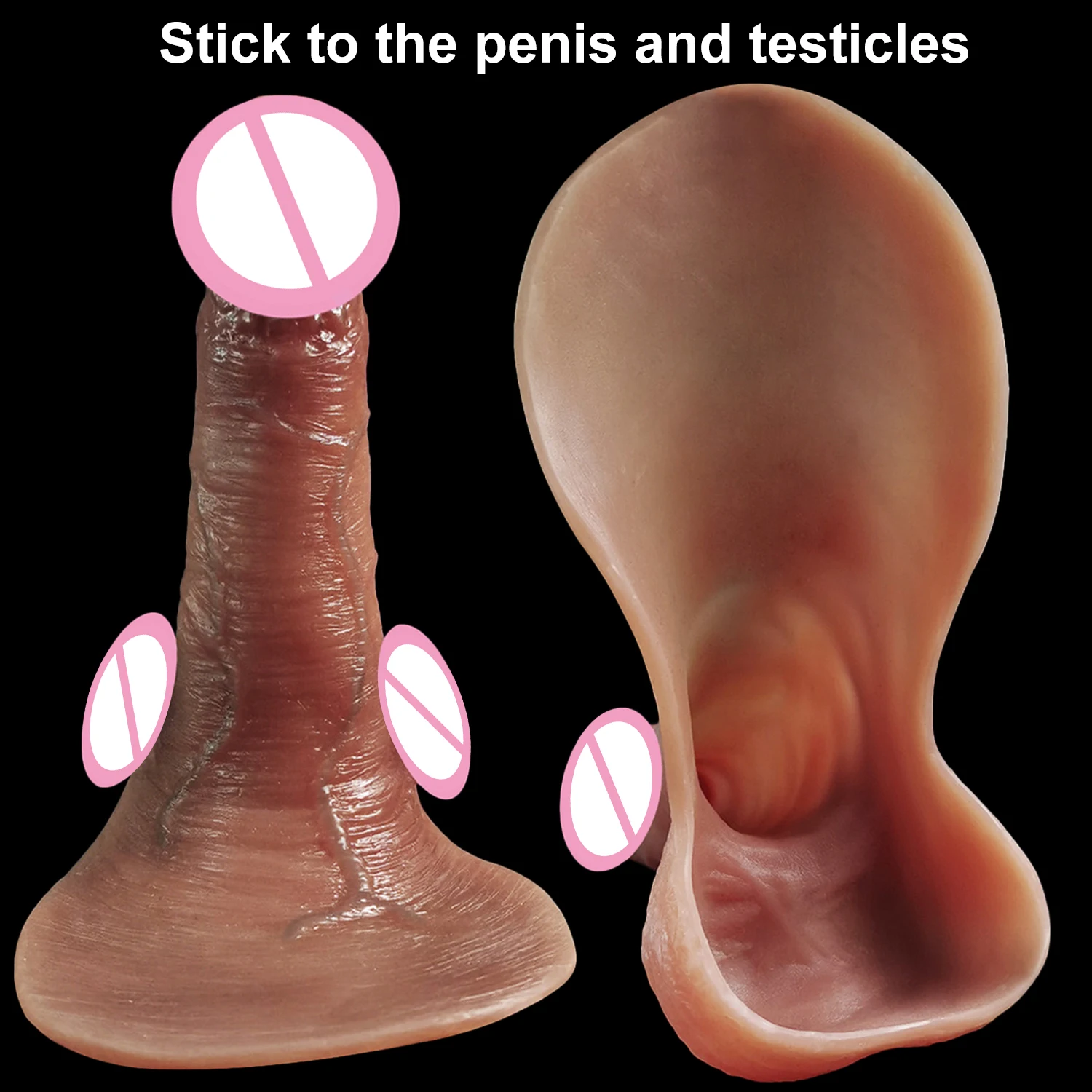 12 Styles Soft Realistic Silicone Enlarger Dick Sleeve Big Growth Real Penis Man Delayed Ejaculation Extend Cock  Condom Sex Toy