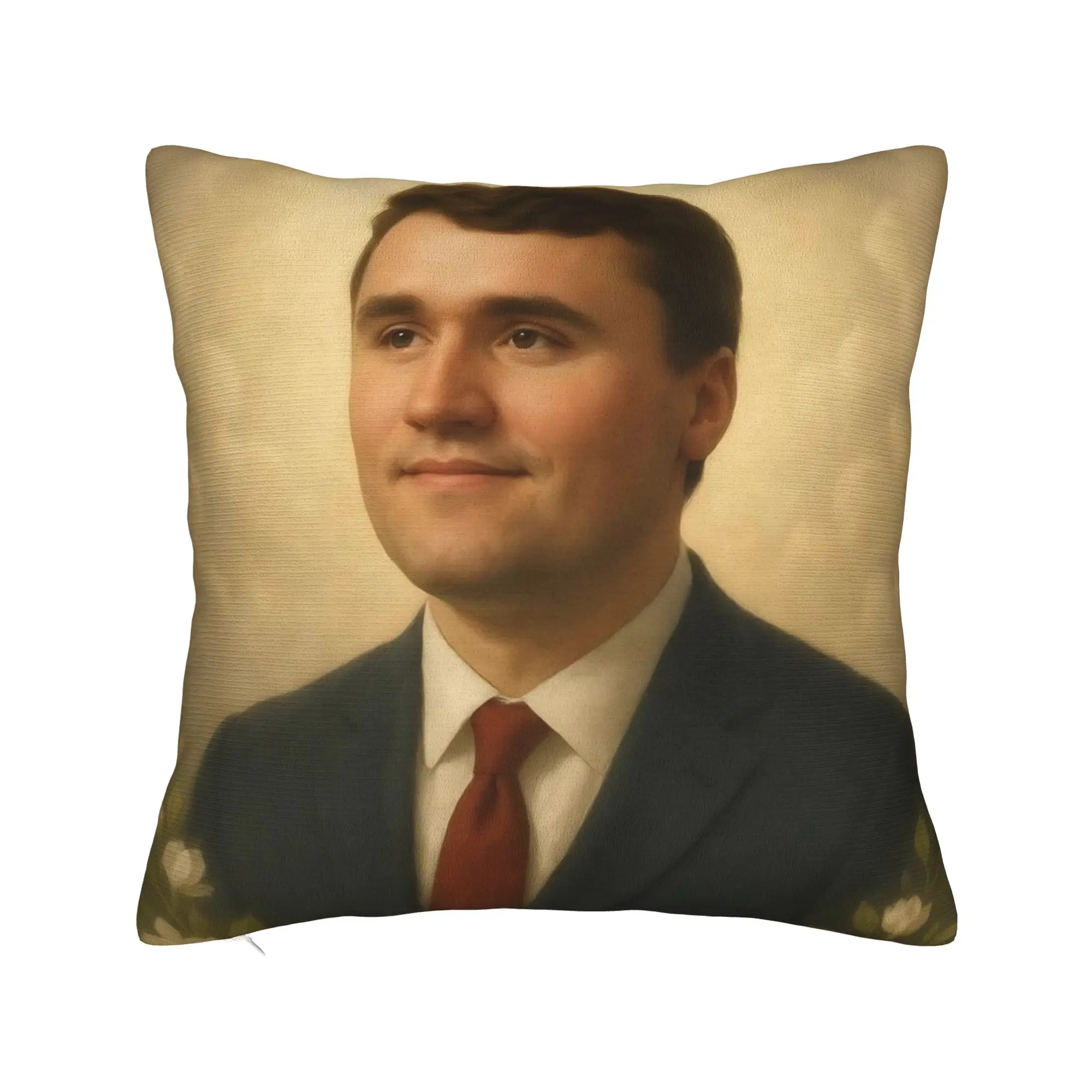 غطاء وسادة تشارلي كيرك الملائكية غطاء وسادة جرافيك مضحك كيس وسادة لمكتب سيارة ديكور المنزل سادات #1