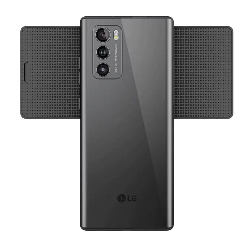 الأصلي LG WING Wing 5G F100N 6.8 "ثماني النواة 8GB RAM 128GB ROM كاميرا خلفية ثلاثية 1 بطاقة بصمة أندرويد الهاتف المستخدم