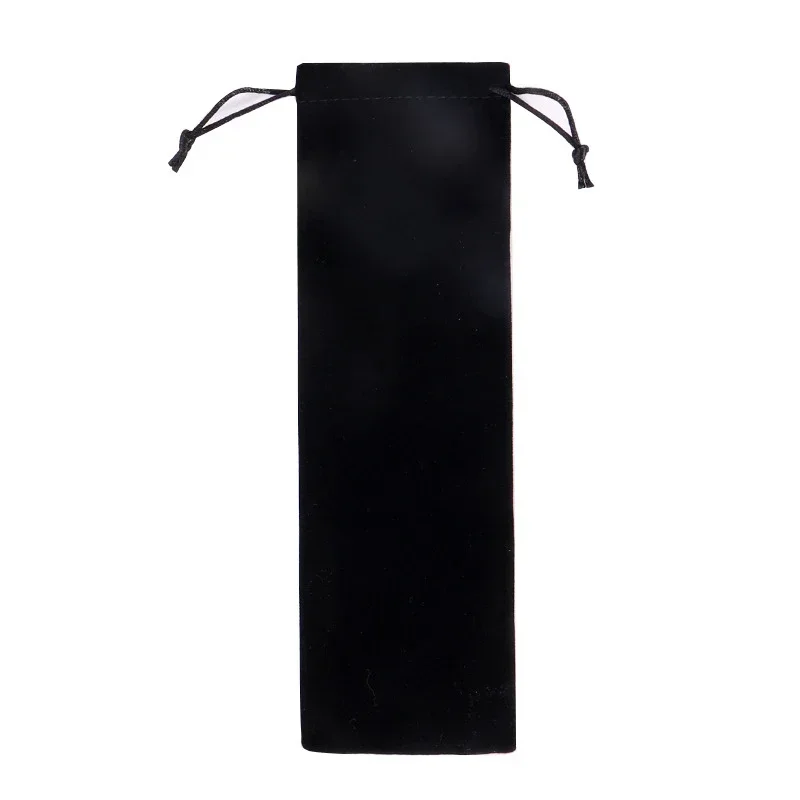 Cotton and Linen Drawstring Straw Storage Bag Tableware Portable Drawstring Pouch Dustproof Bag Knife Fork Protector Case