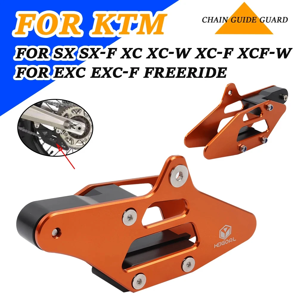 For 150 EXC Chain Guide Guard For KTM 85 125 250 300 350 450 500 EXCF SX SXF XC-F XCF-W XCW XCFW Protection Cover Protector Cap