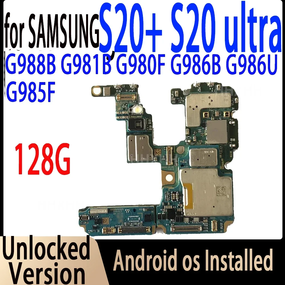 100% рабочая разблокированная материнская плата для Samsung Galaxy S20 G980F G981U G981B S20 Ultra G988U S20 Plus G985F G986B G986U, материнская плата 100% рабочая разблокированная материнская плата для Samsung Galaxy S20 G980F G981U G981B S20 Ultra G988U S20 Plus G985F G986B G986U, материнская плата
