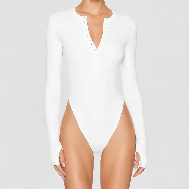 Lady's half-open-front jumpsuit, round-neck long-sleeved sweater, versatile base layer shirt, high-quality pullover, 2026, new